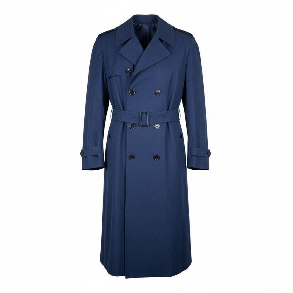USAF Air Force Topcoat 46 X-Long Neptune Garment Co Navy Trench Coat